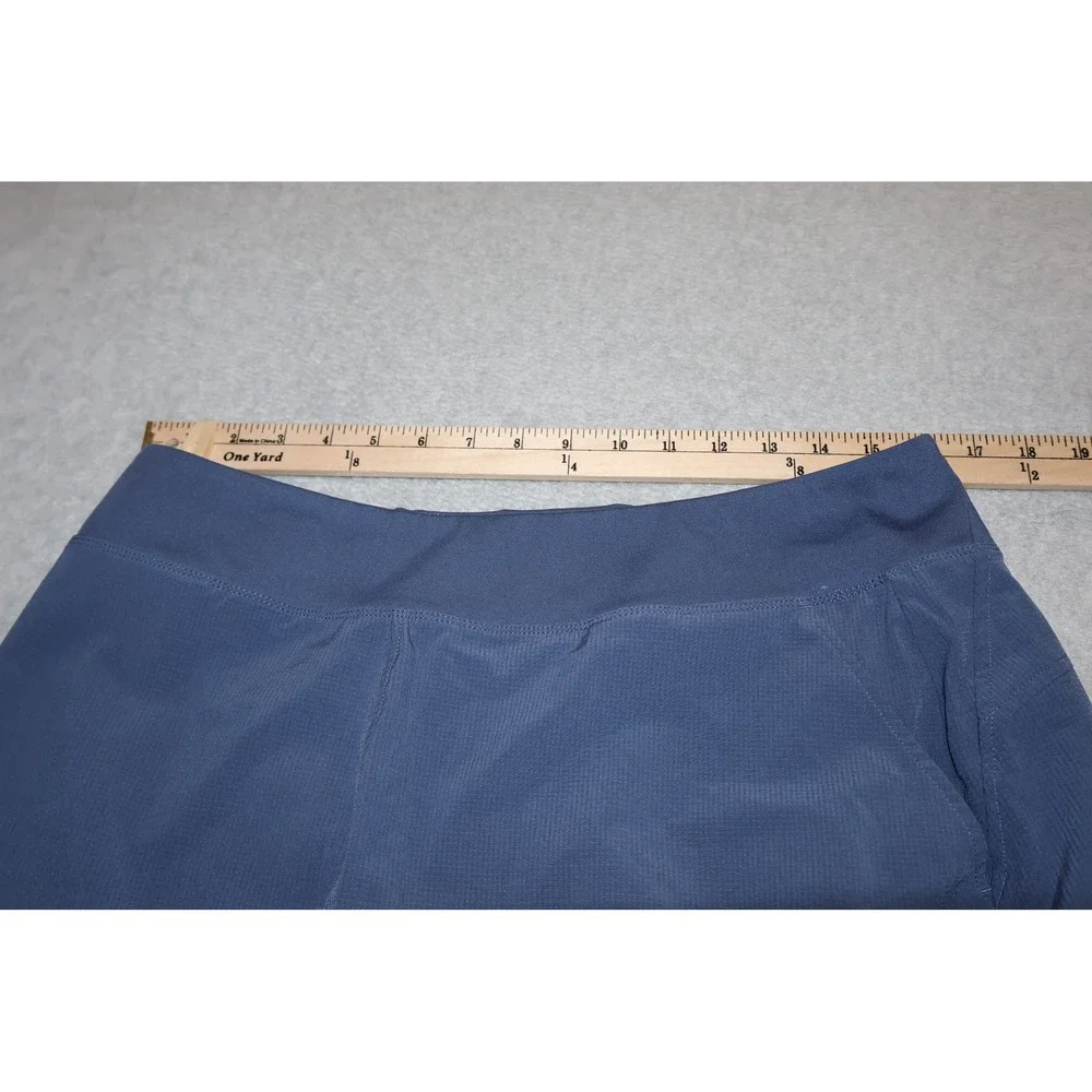 Orvis Lined Skort Skirt Shorts Women Large Blue Active Outdoor Hiking Athletic